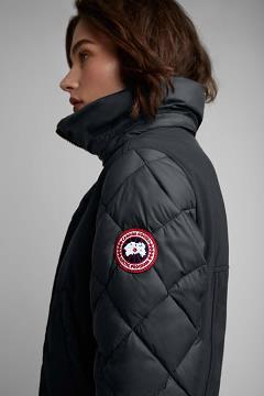 Chamarras Canada Goose Mujer México - Berkley Chaqueta De Plumas Negros XA0613958